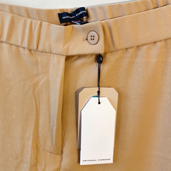 NWT $178 Universal Standard | Ice Coffee Woven Cigarette Pants women’s - Picture 11 of 12